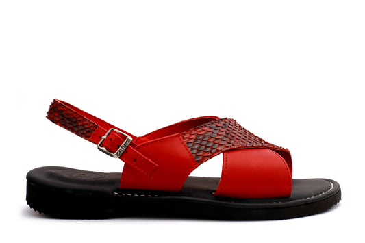 Cruzado Infiernillo - Rojo/Negro